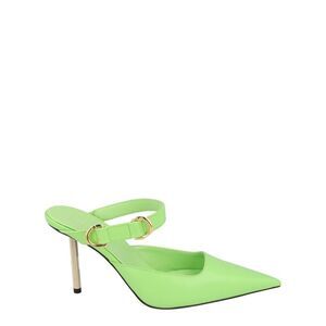 Givenchy Voyou Mule Heels Green Womens